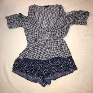 Kendall & Kylie patterned romper